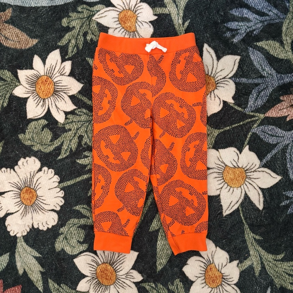 Carter's Baby Jackolantern Pumpkin Halloween Pants Size 24 Months